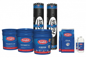 Gama de impermeabilizantes Fester para la protección de techos y azoteas contra filtraciones de agua.