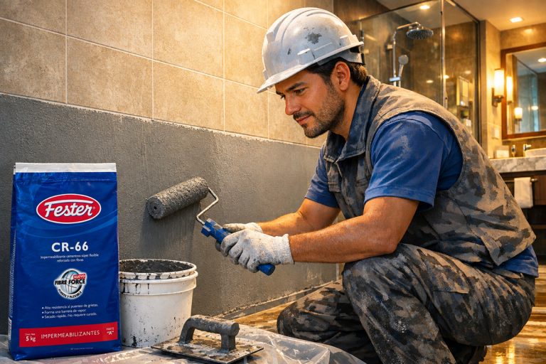 Impermeabilización de Baños y Zonas Húmedas con Fester CR-66: Guía para Hoteles y Restaurantes